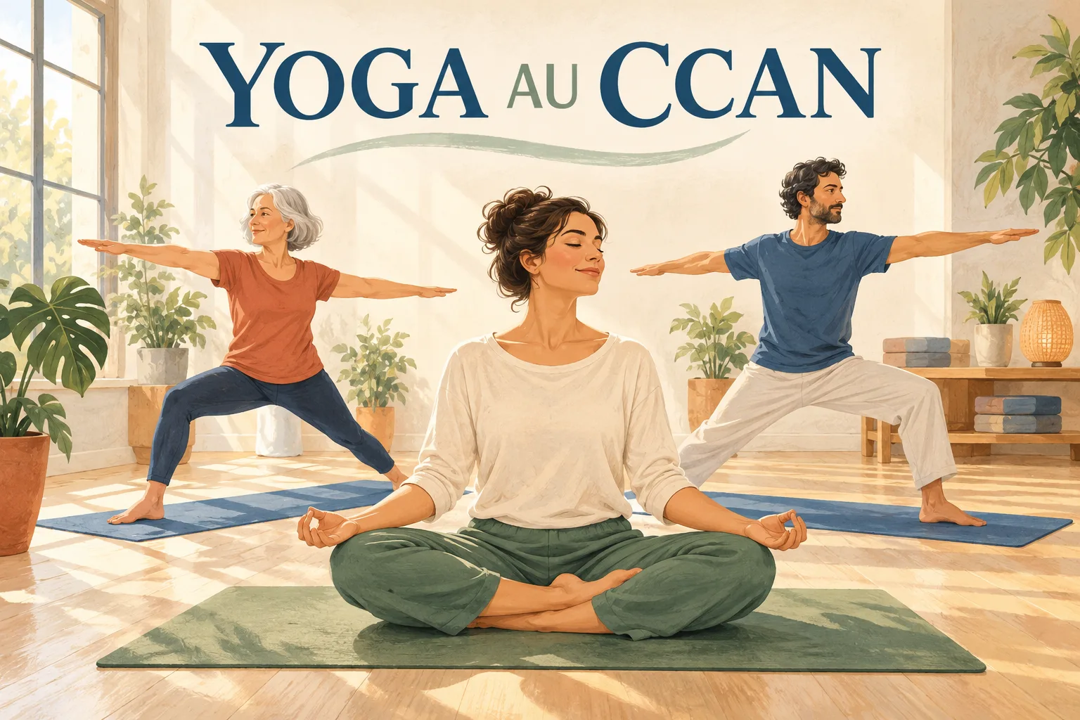 Yoga au CCAN, harmonie en douceur